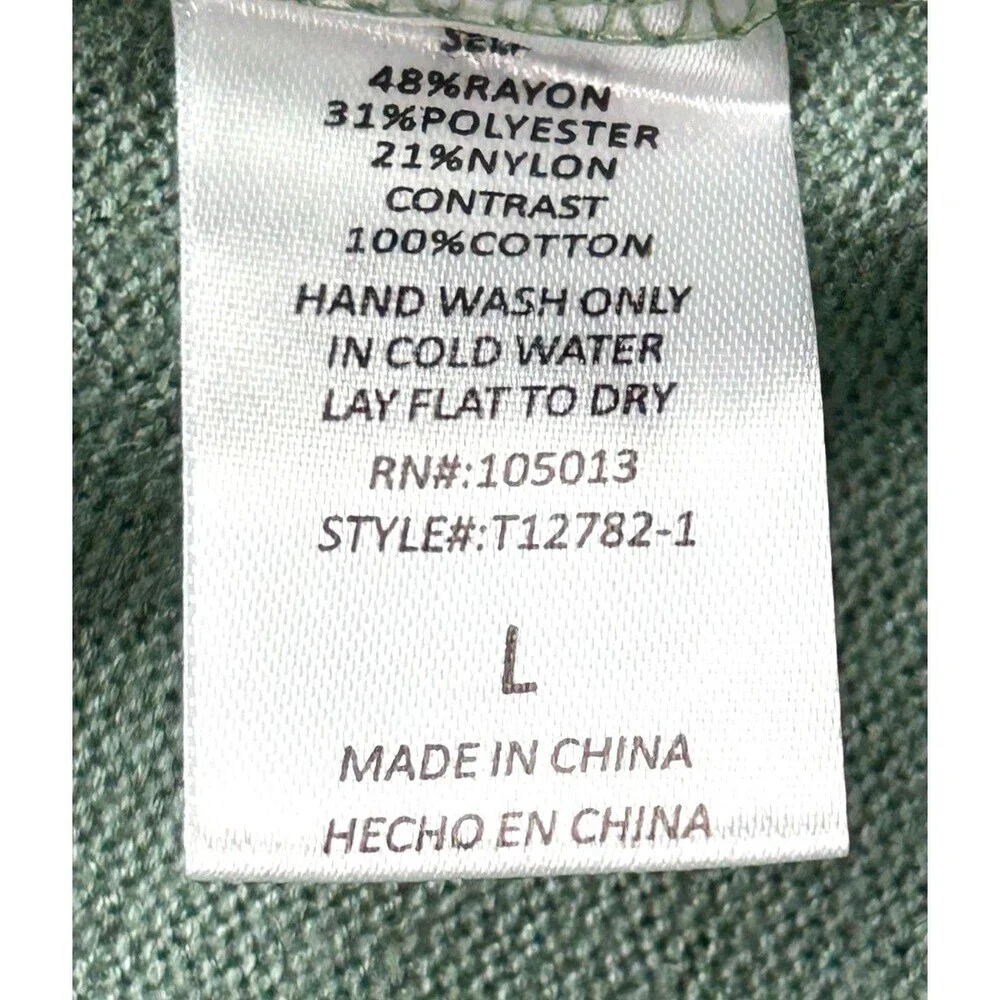 Savanna Jane Womens Long Sleeve Floral Embroidered Bohemian Top Size L 1359H1 - Picture 10 of 10